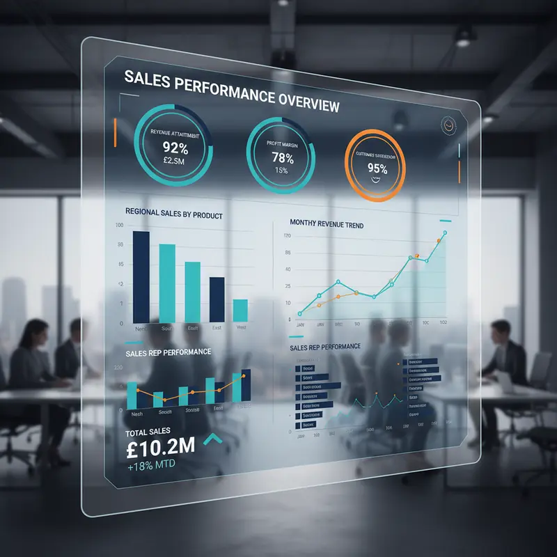 Business intelligence dashboards and reporting